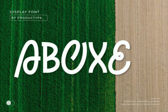 Aboxe: The Perfect Display Font for Summer Crafts