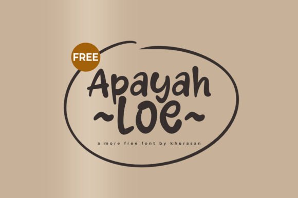 Apayah Loe Font for Modern Campaign Design
