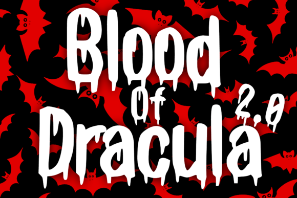 Blood of Dracula 2.0: The Ultimate Horror Display Font for Marketers