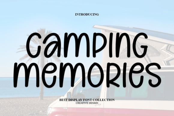 Camping Memories: A Modern Display Font for Makers