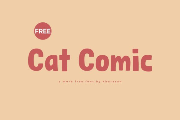 Cat Comic Font for Modern Web Design