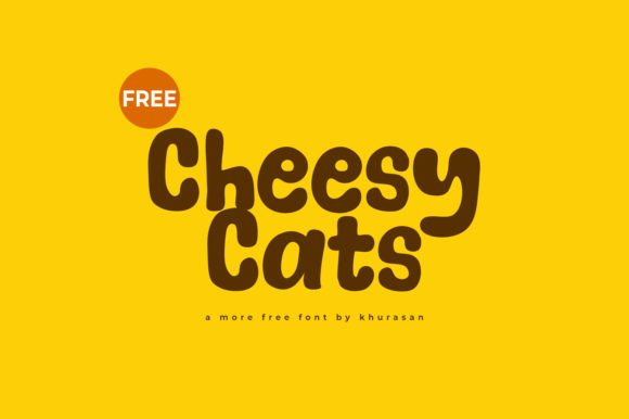 Cheese Cats Font for Crafters and Sellers