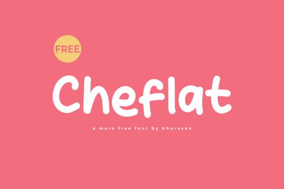 Cheflat: A Modern Display Font for Editorial Design