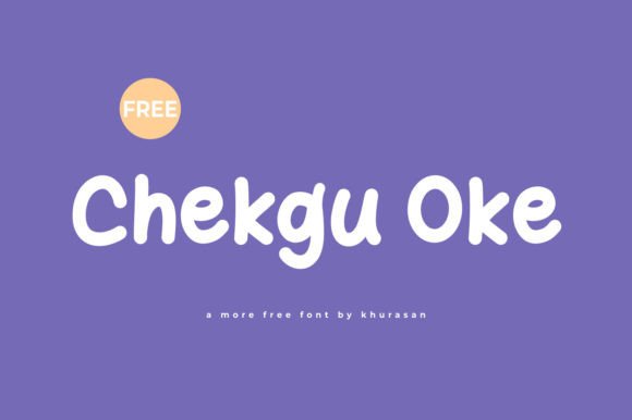 Chekgu Oke Font for Makers and Sellers