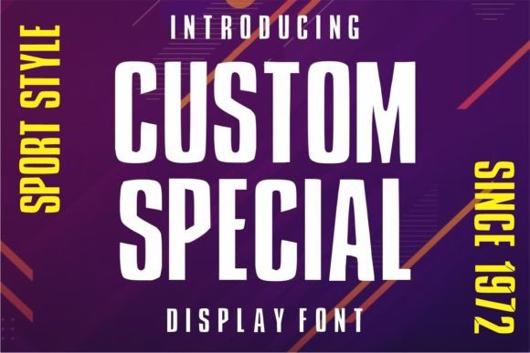 Custom Special Font: The Ultimate Display Typeface for Bold Branding