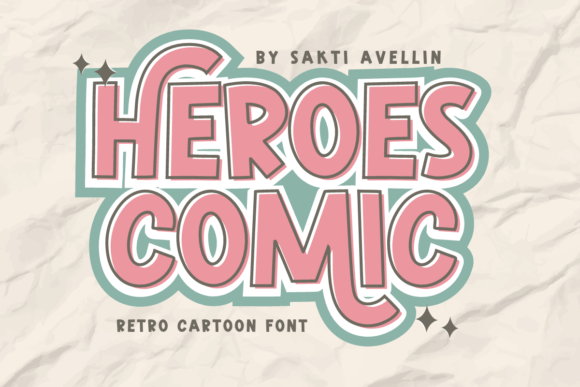 Heroes Comic: A Lively Display Font for Web Design