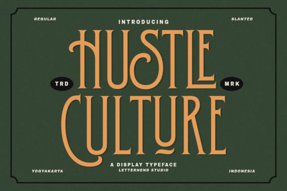 Hustle Culture Font for Modern Branding