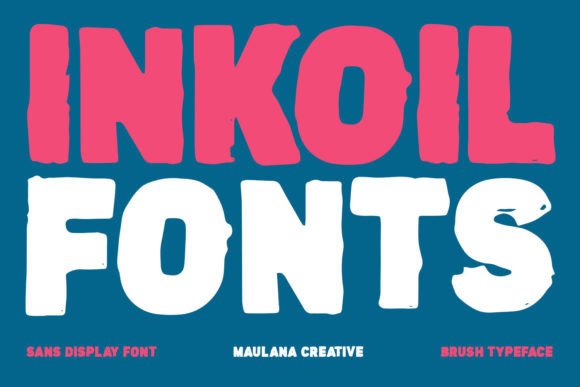 Inkoil: The Bold Display Font for Makers