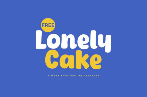 Lonely Cake: A Modern Typeface for Editorial Charm