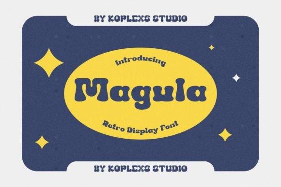 Magula Font: A Retro Groovy Typeface for Makers