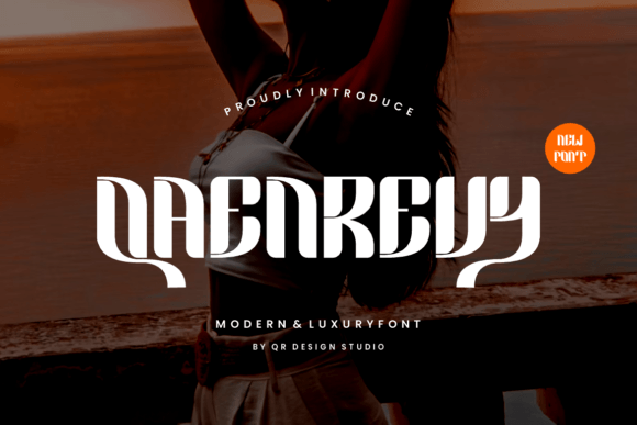 Qaenrevy Typeface for Modern Luxury Branding