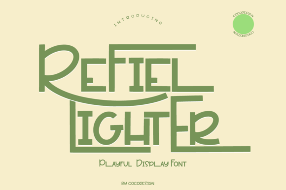 Refiel Lighter: The Display Font for Bold Campaigns