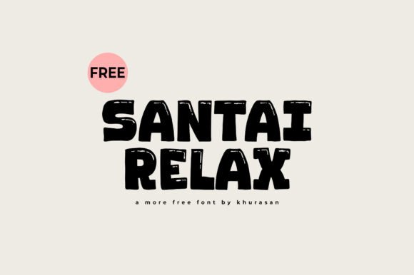 Santai Relax: A Modern Typeface for Calm Editorial Design