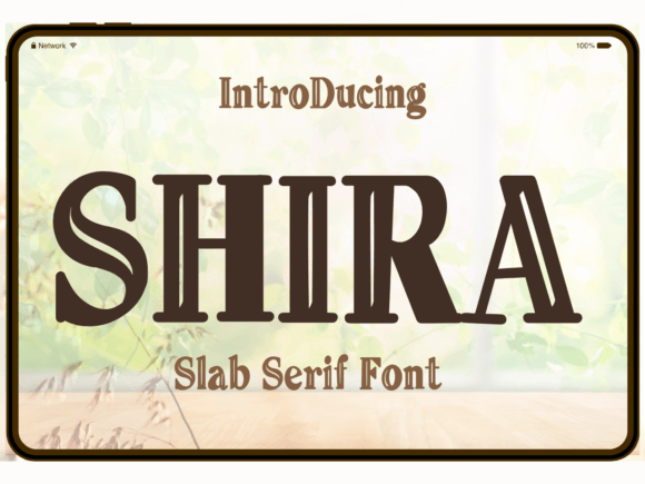 Shira Font: Bold Display Type for Makers