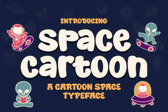 Space Cartoon: A Whimsical Display Font for Branding