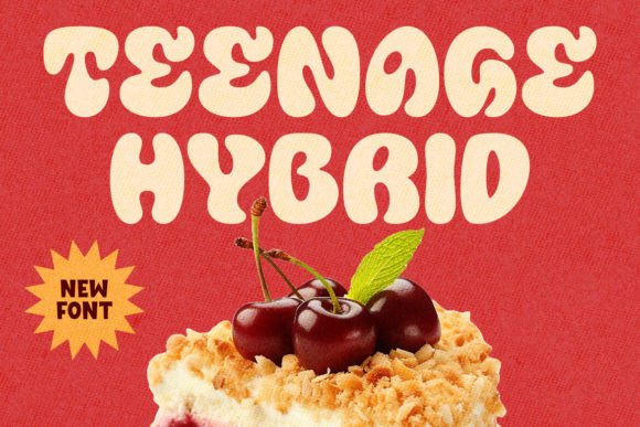 Teenage Hybrid Font for Editorial Design