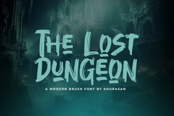 The Lost Dungeon Font for Bold Campaign Headlines