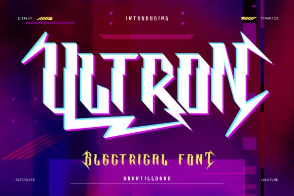 Ultron: A Striking Display Font for Bold Branding