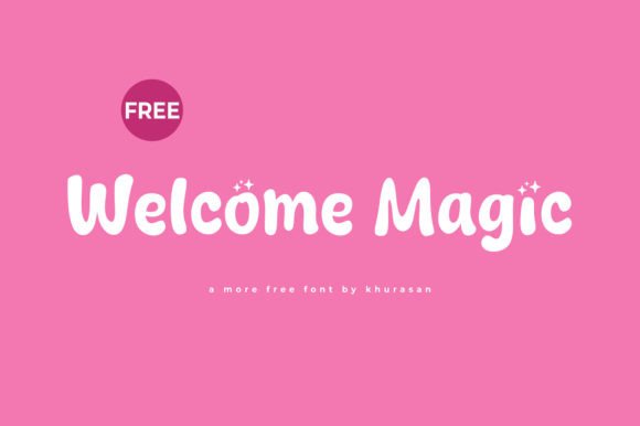 Welcome Magic Typeface for Small Business Branding