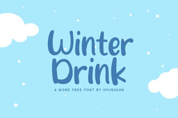 Winter Drink Font for Scroll-Stopping Designs