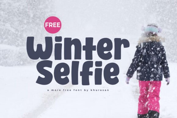 Winter Selfie Font: Modern Display Typography